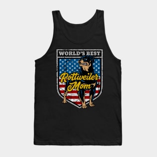 Worlds Best Rottweiler Mom Tank Top